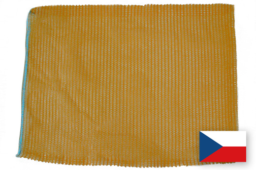 Rašlový pytel 50x78 cm - 25kg CZ - Vyberte druh uzávěru: Se šňůrkou, Vyberte barvu: Žlutá